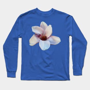 Magnolias - One Magnolia Blossom Long Sleeve T-Shirt